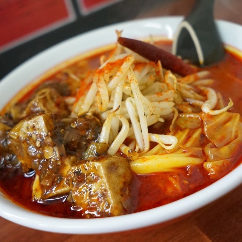南極タンメン＋麻婆豆腐(激辛ラーメン専門店 レッチリ)