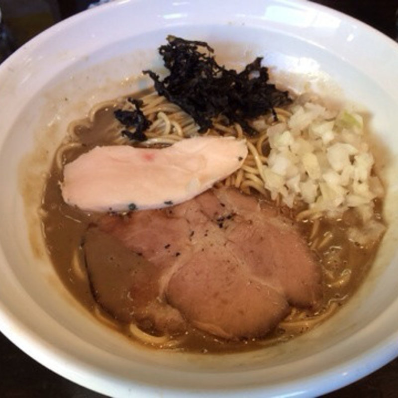煮干濃麺ニボ飯セット(濃麺 海月 （コイメン クラゲ）)