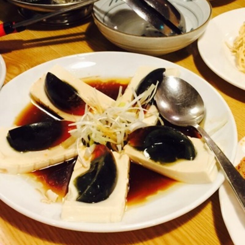 ピータン豆腐(火鍋屋 赤坂店)