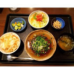 豆腐ハンバーグとしょうがご飯定食(AKARI DINING （アカリダイニング）)