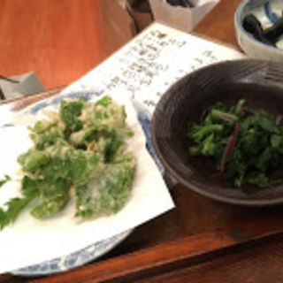 山菜の天ぷら(炉ばた )