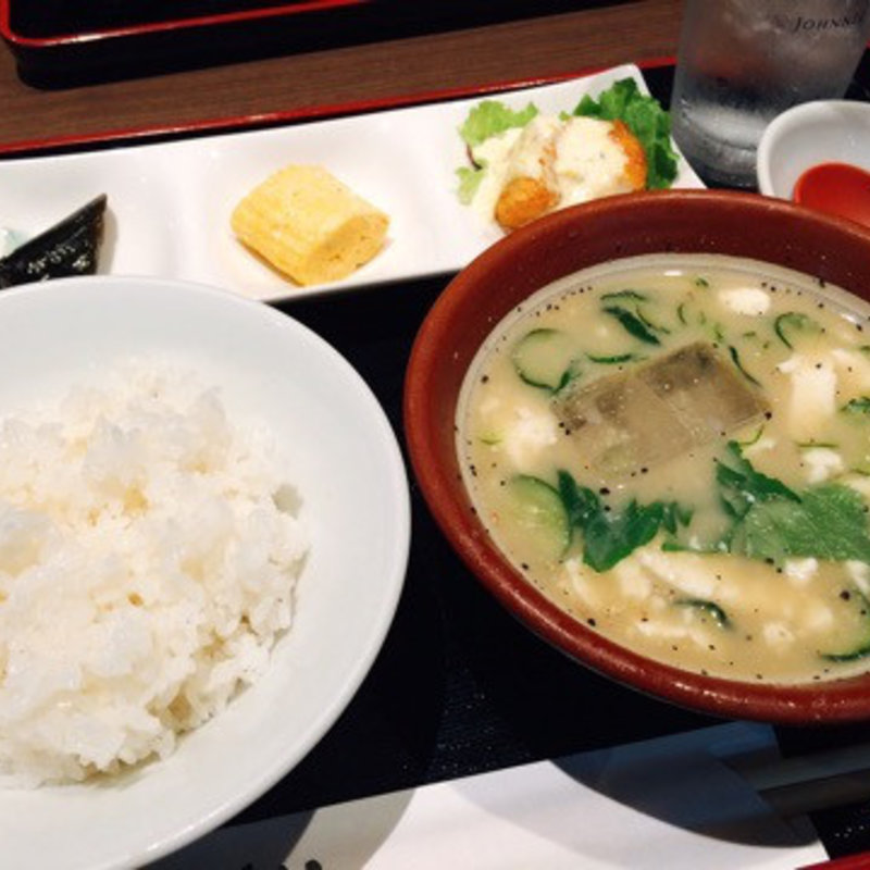 冷や汁定食(炎の舞　らくい )