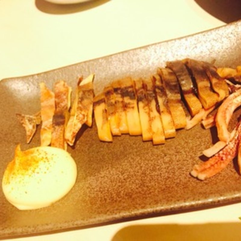 丸イカの一夜干し(炙 （Aburi）)