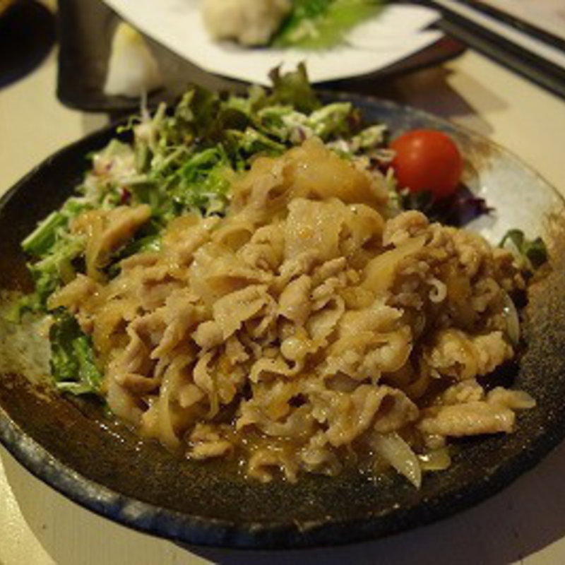 三元豚バラ生姜焼き(炙 （Aburi）)