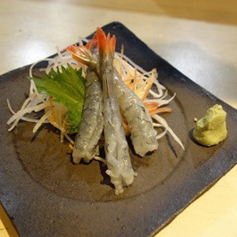 天使の海老刺し(炙 （Aburi）)