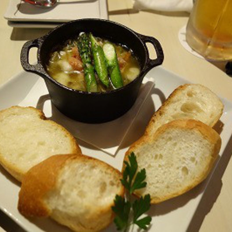 明太子といかのアヒージョ(炙 （Aburi）)