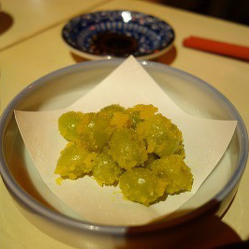 生からすみ銀杏(炙 （Aburi）)