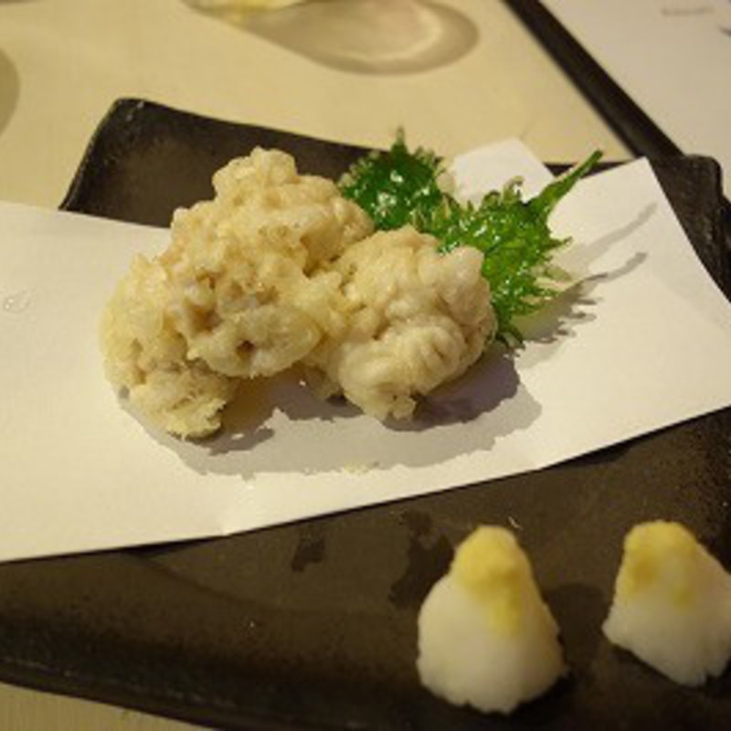 白子天ぷら(炙 （Aburi）)