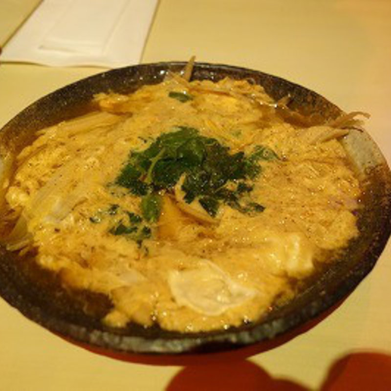 穴子の柳川鍋(炙 （Aburi）)