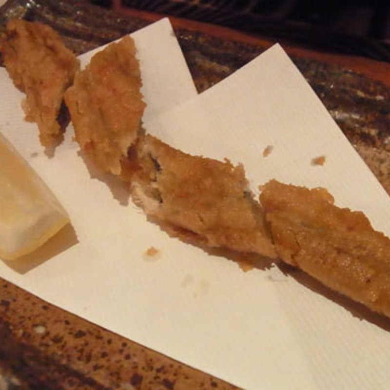 穴子1本揚げ(炭味家 えびす丸 （すみや えびまる）)