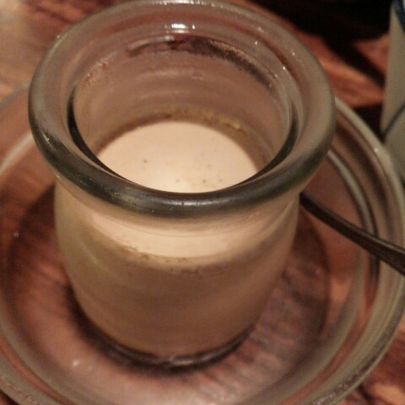 アールグレイのプリン(炭火串焼台所 ちっきん)