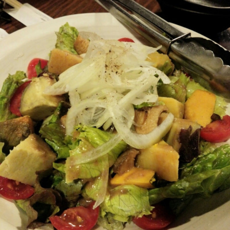 秋野菜のサラダ(炭火串焼台所 ちっきん)