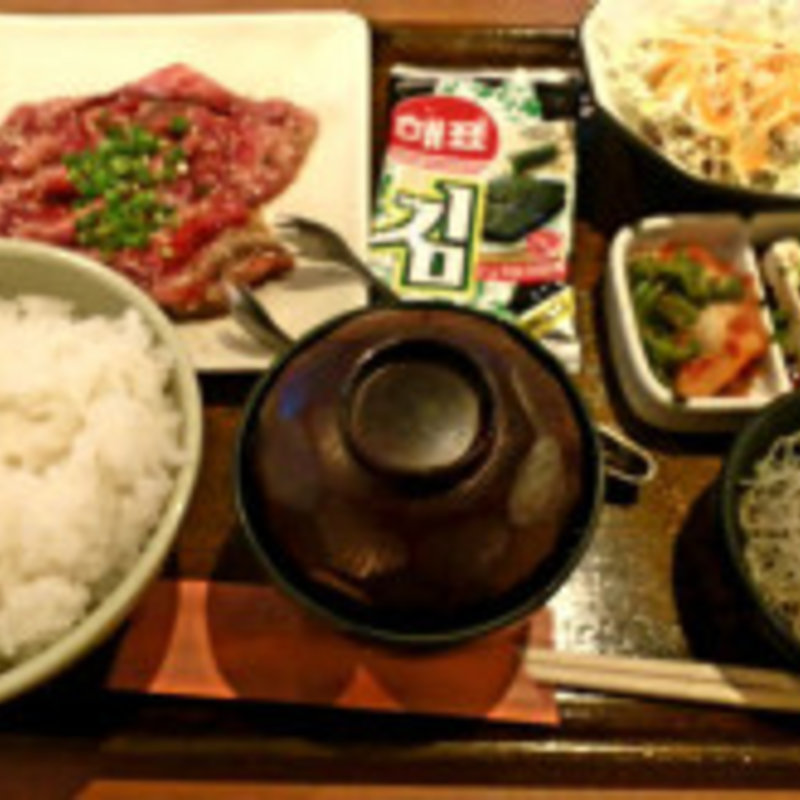 十炭カルビセット(炭火焼肉 十炭)