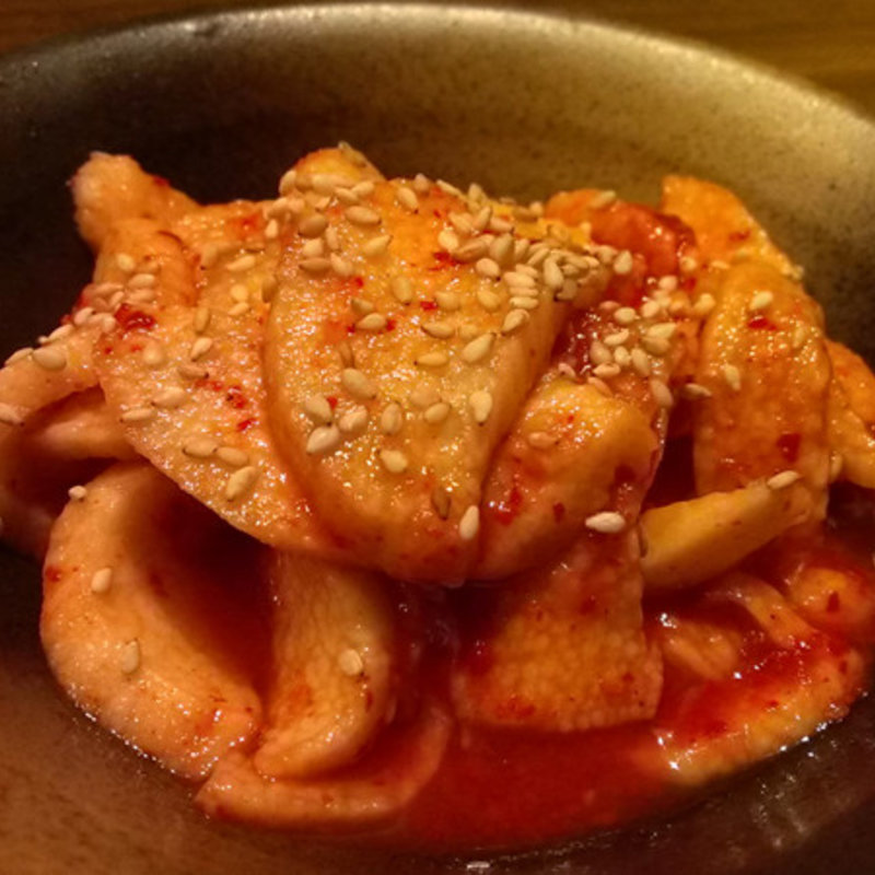 山芋キムチ(炭火焼肉笑門来福 枚方店)