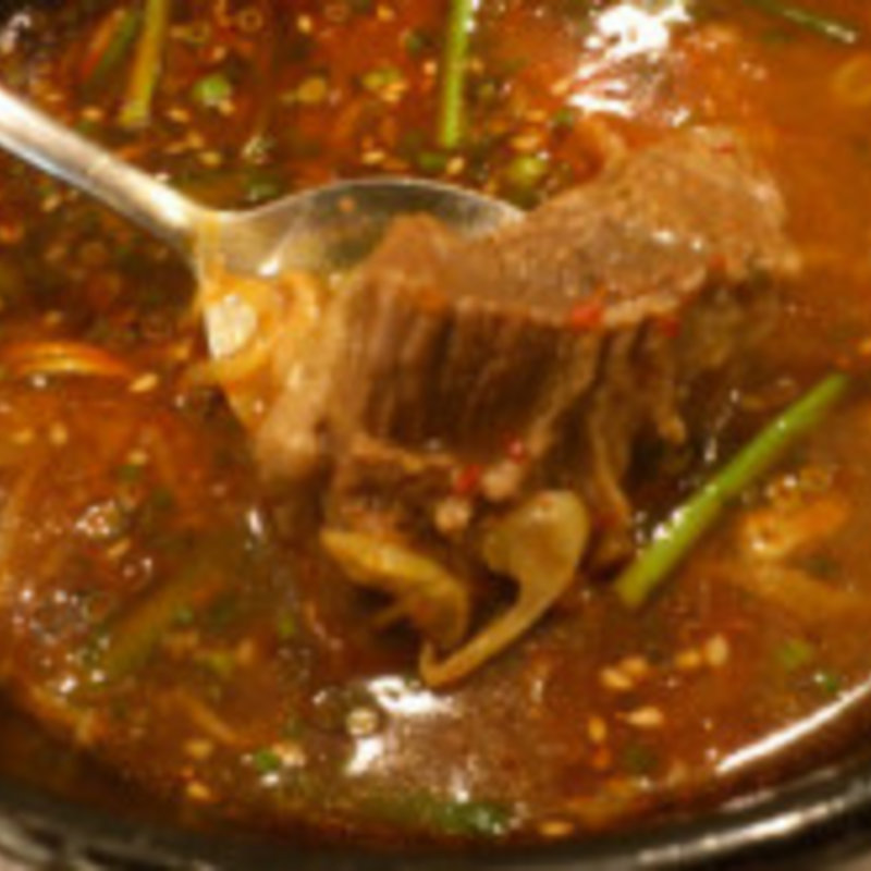 バラ汁ランチ(炭火焼肉食道園)