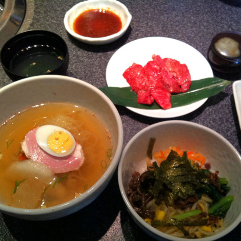 冷麺セット(和牛焼肉食べ放題ビーファーズ 鳳店)