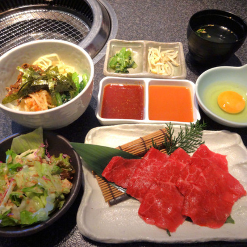 薩摩牛の赤身焼すき(和牛焼肉食べ放題ビーファーズ 鳳店)