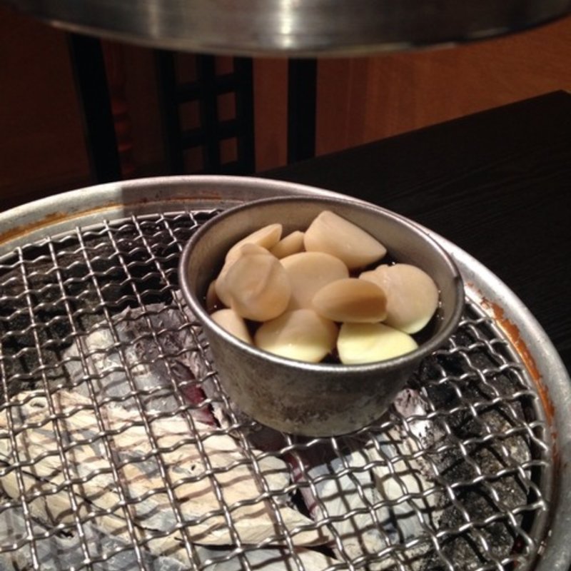 にんにく焼(炭火焼肉 香味苑)