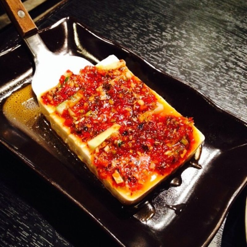 韓国風冷やっこ(炭火焼肉 香味苑)