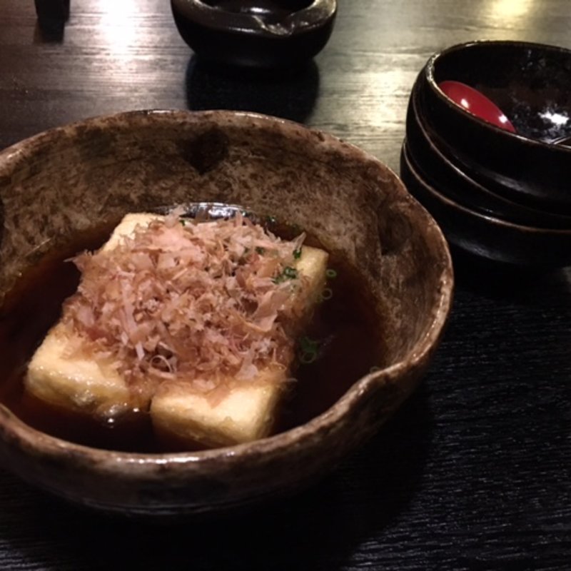 揚げだし豆腐(炭火焼鳥あずま)