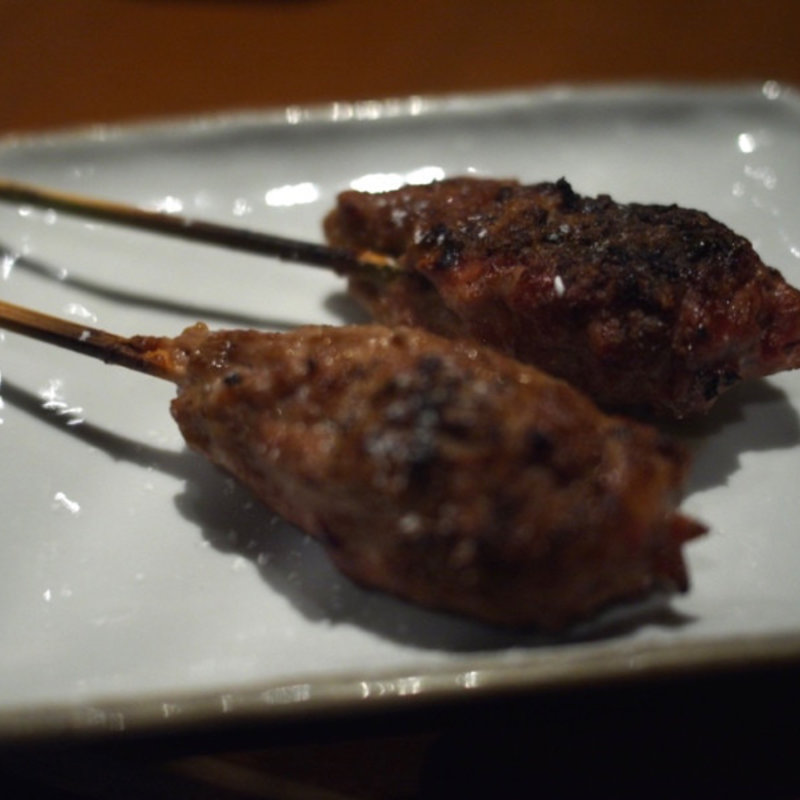 鴨つくね(炭火道場別邸)