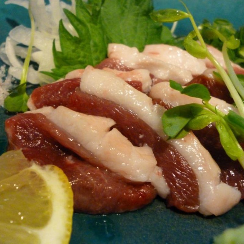 河内鴨のお造り(炭焼キッチンとりこ)