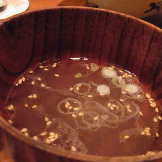 鶏スープ(純系名古屋コーチン専門店 炭焼ちきんかばぶ )