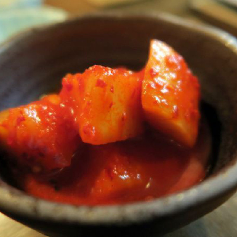 カクテキ(炭焼塩ホルモン『あ』西明石酒場)