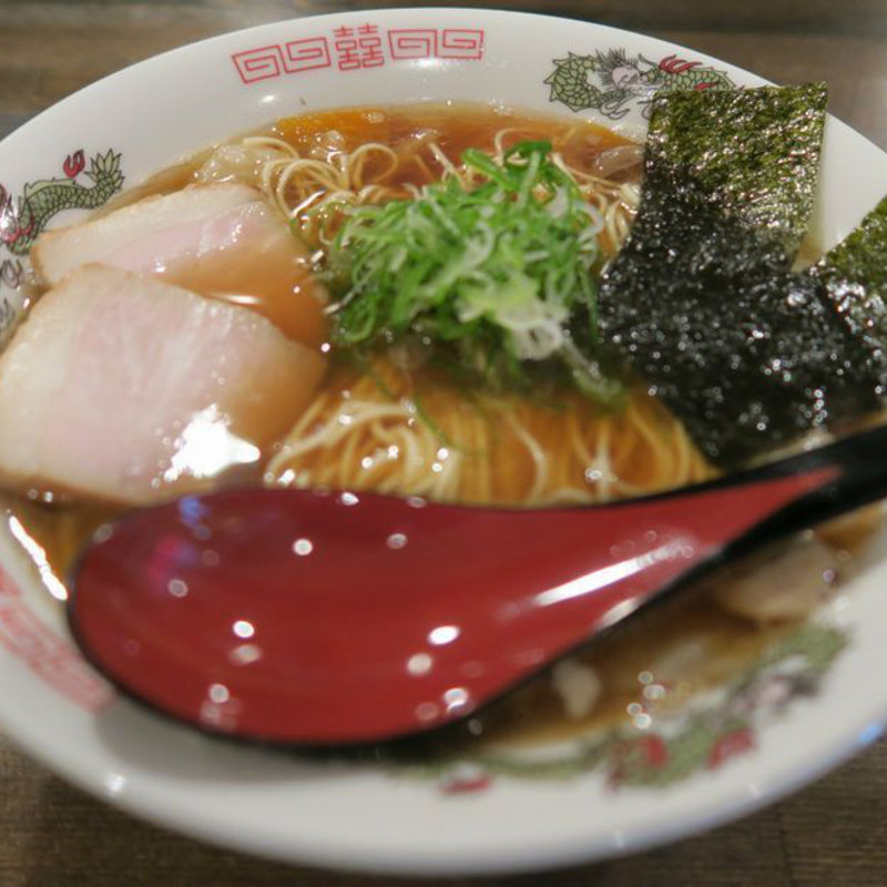 ラーメン(炭焼塩ホルモン『あ』西明石酒場)