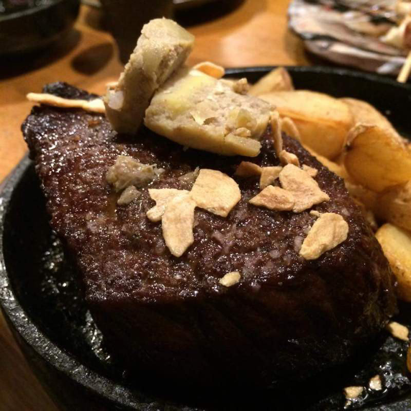 暴れステーキ(炭焼笑店 陽 北堀江本店)