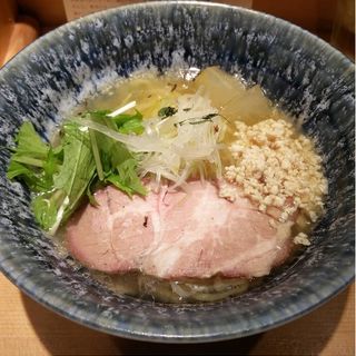 平戸産片口鰯煮干の淡麗冷し麺(焼きあご塩らー麺 たかはし )