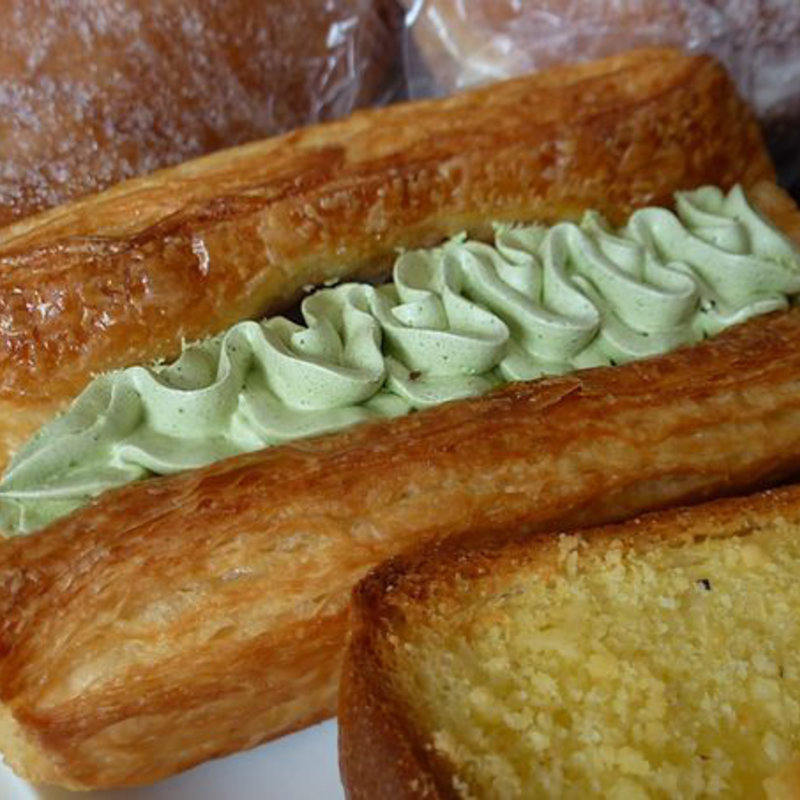 抹茶あんデニッシュ(焼きたてパン 茶屋)