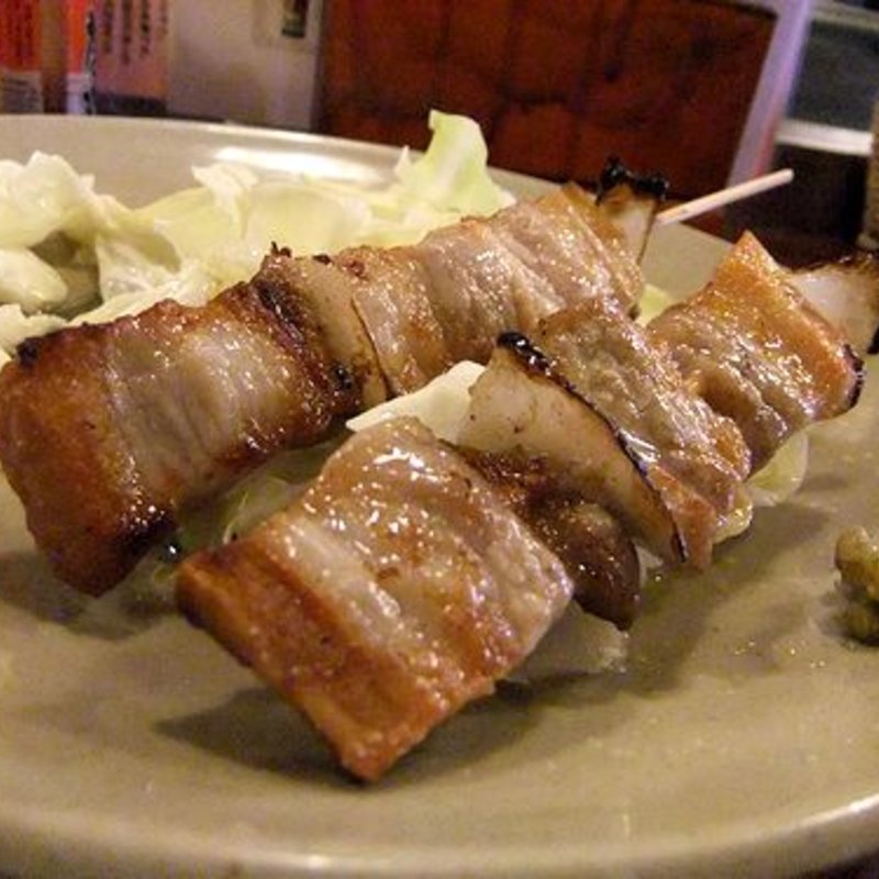 豚バラ(焼鶏筑ぜん 博多駅前)