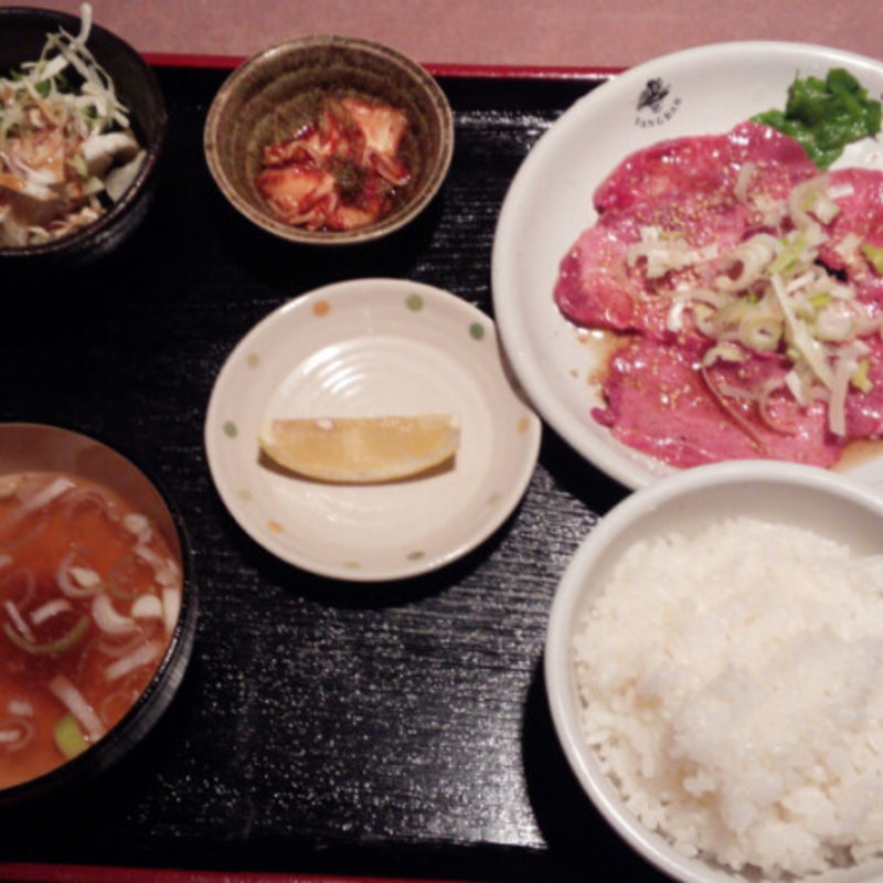 牛タン塩ランチ(焼肉 森林 大宮店)