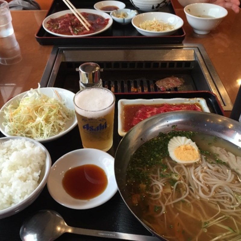 焼肉冷麺定食  　(横浜慶州苑 菊名店)