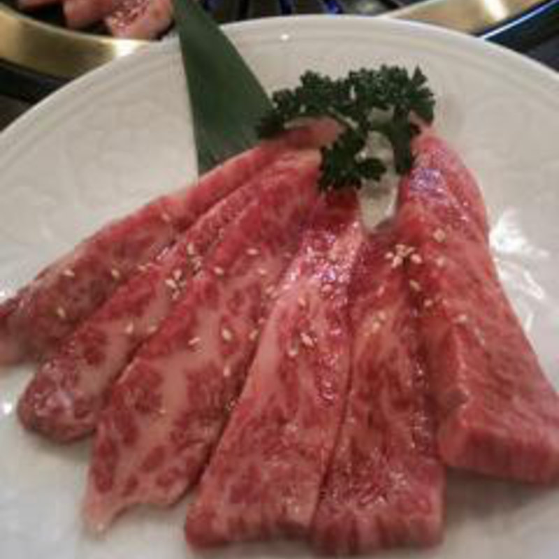 黒毛和牛上カルビ定食（普通盛）(焼肉金剛山)