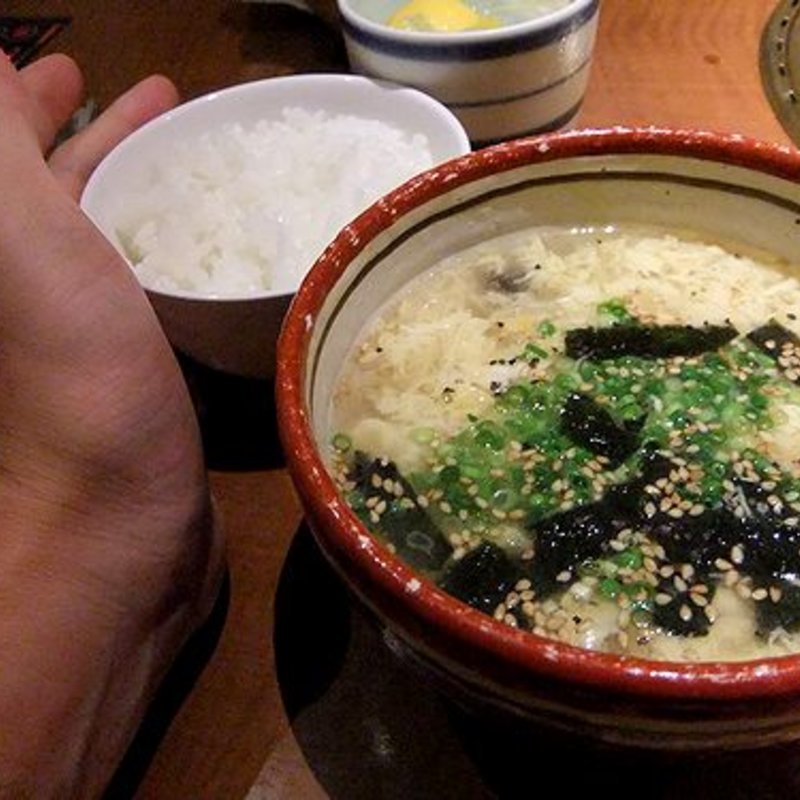 卵スープ(焼肉 黄華園)