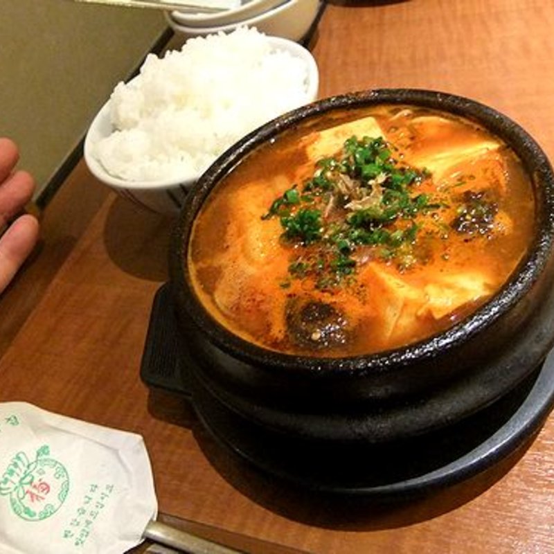 豆腐チゲ(焼肉 黄華園)