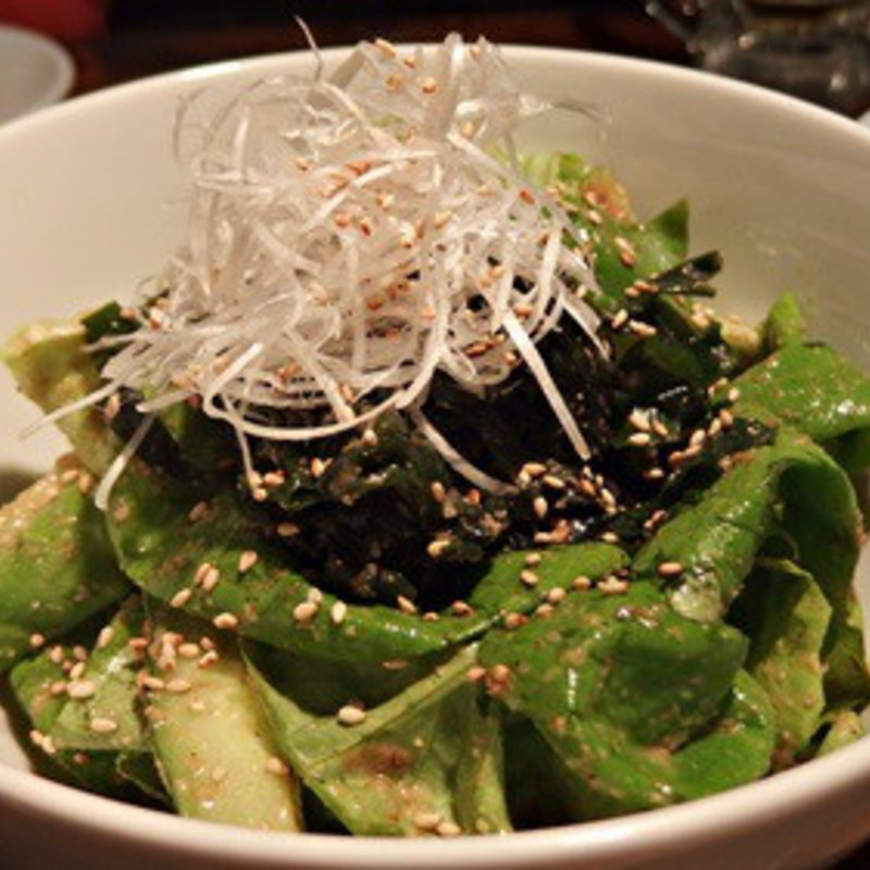 マルシミートの胡麻塩サラダ (焼肉×バル マルウシミート 銀座2丁目店)