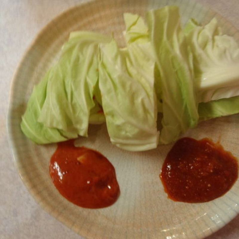 パリパリキャベツ(十条の焼肉いつものところ)