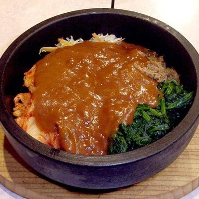 石焼カレービビンバ(十条の焼肉いつものところ)