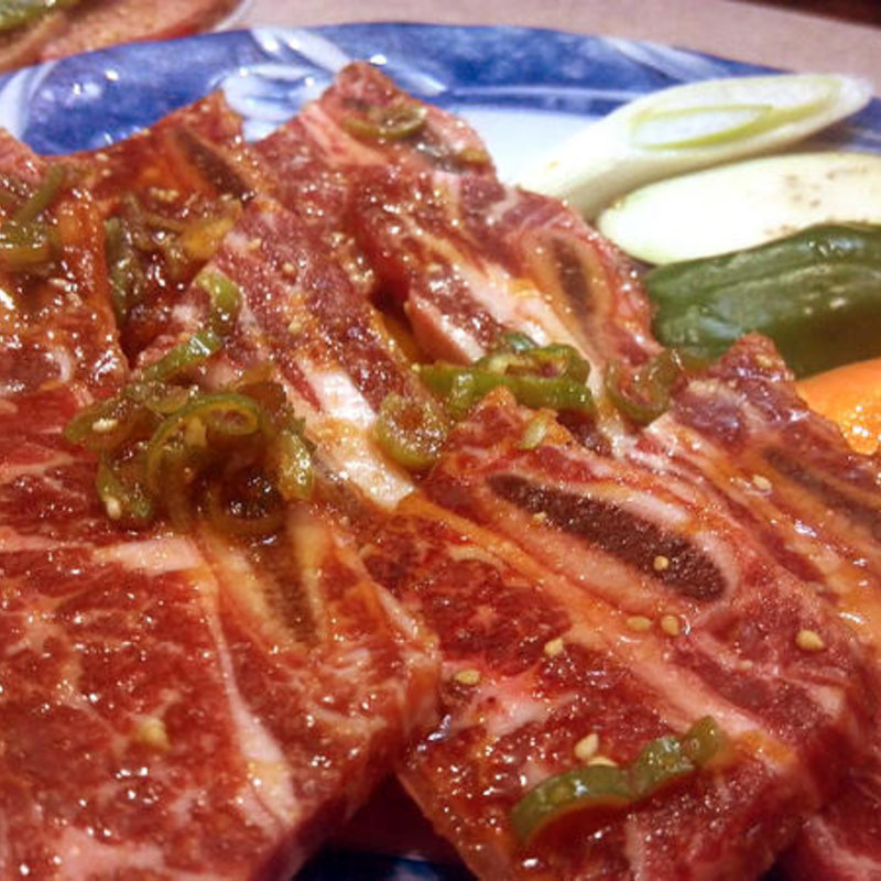 骨付カルビ焼(十条の焼肉いつものところ)