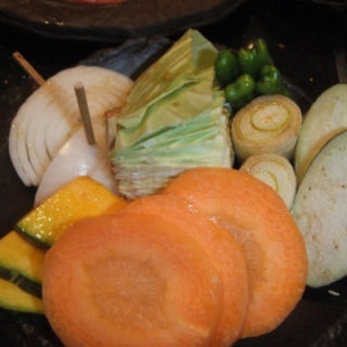 焼き野菜盛り(焼肉いのうえ渋谷店)
