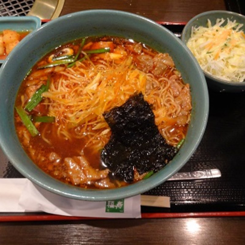 カルビラーメンセット(焼肉名菜 福寿 武蔵小杉店 （フクジュ）)