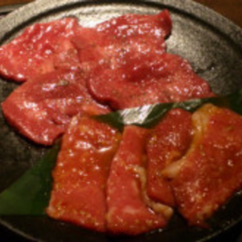 カルビ＆タン塩ランチ(焼肉居酒家 韓の台所 新川通り店)