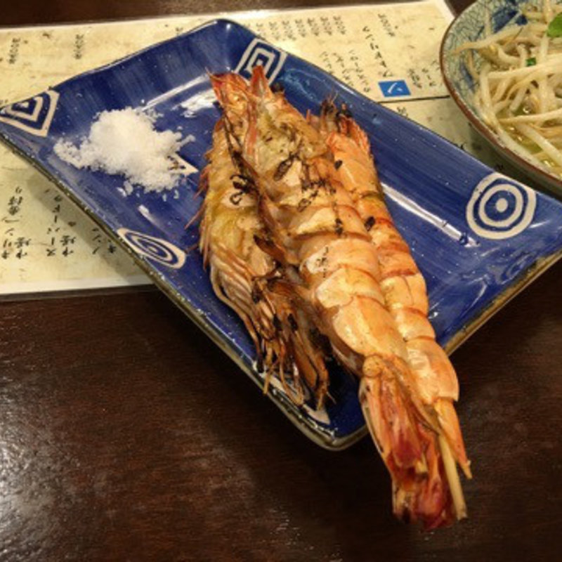 焼きエビ(焼鳥 白鶴)