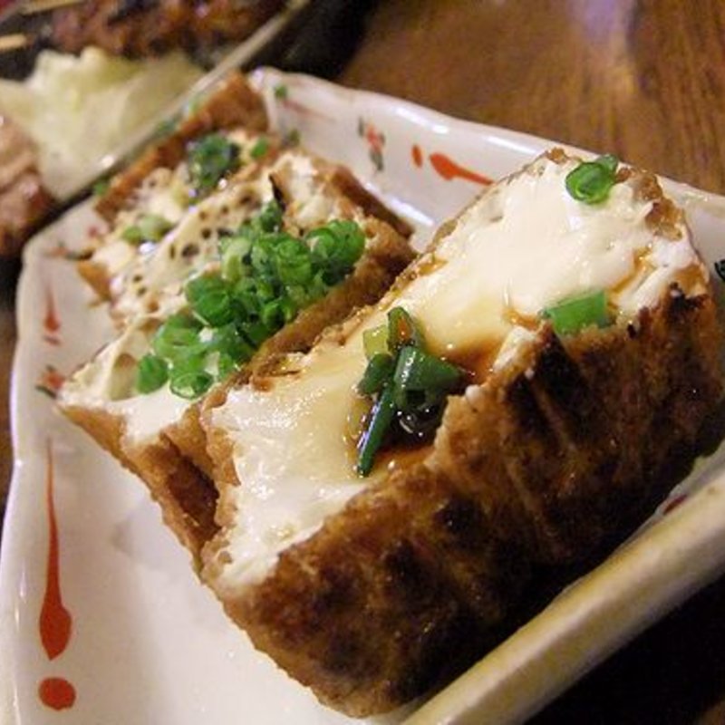 井手商店のあつあげ(焼鳥や筑ぜん山ちゃん)