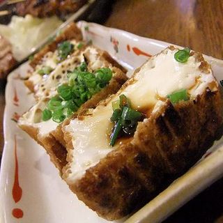 井手商店のあつあげ(焼鳥や筑ぜん山ちゃん)