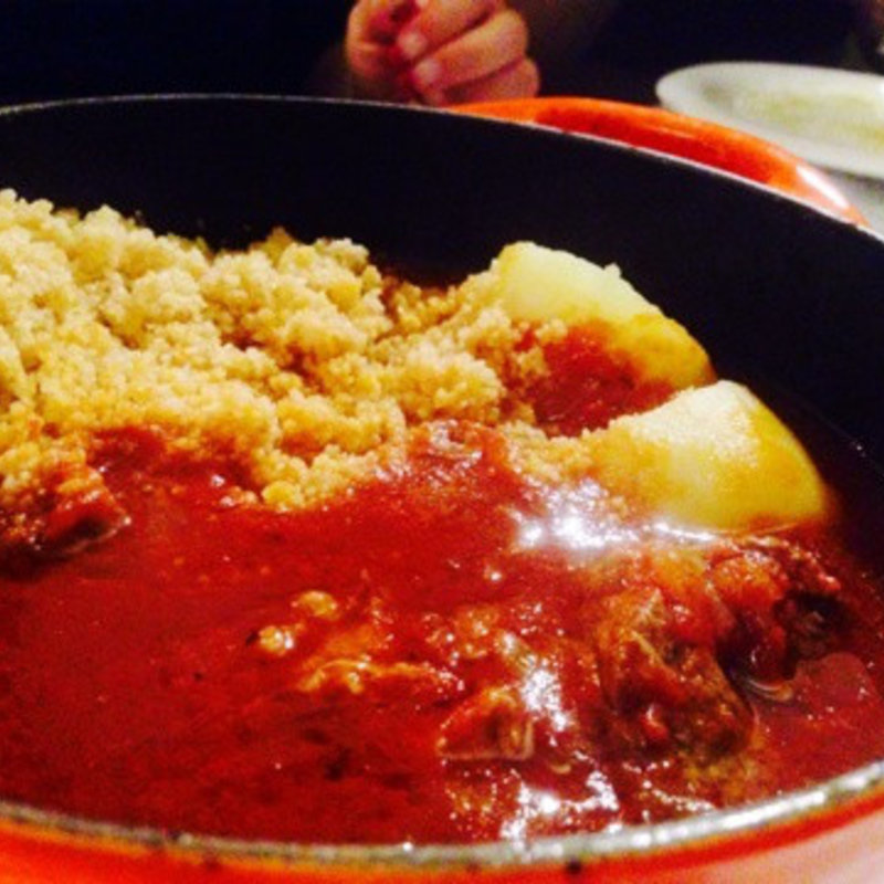 ナバランダニョ（ラム肉のトマト煮）(煮こみや なりた)