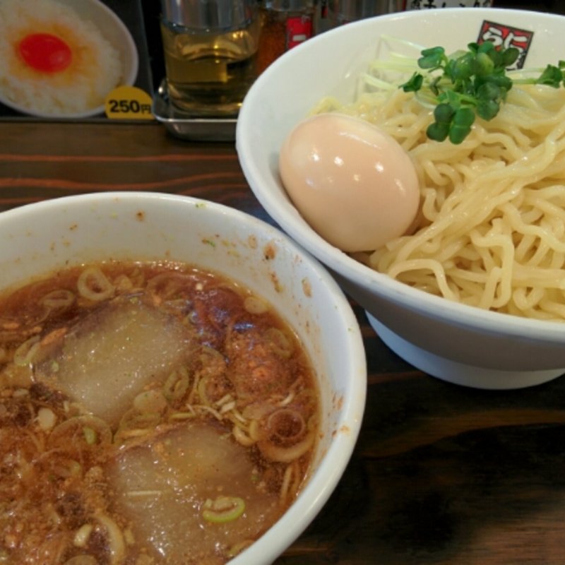 冷しつけそば (煮干しらーめん 玉五郎 東京新宿店)